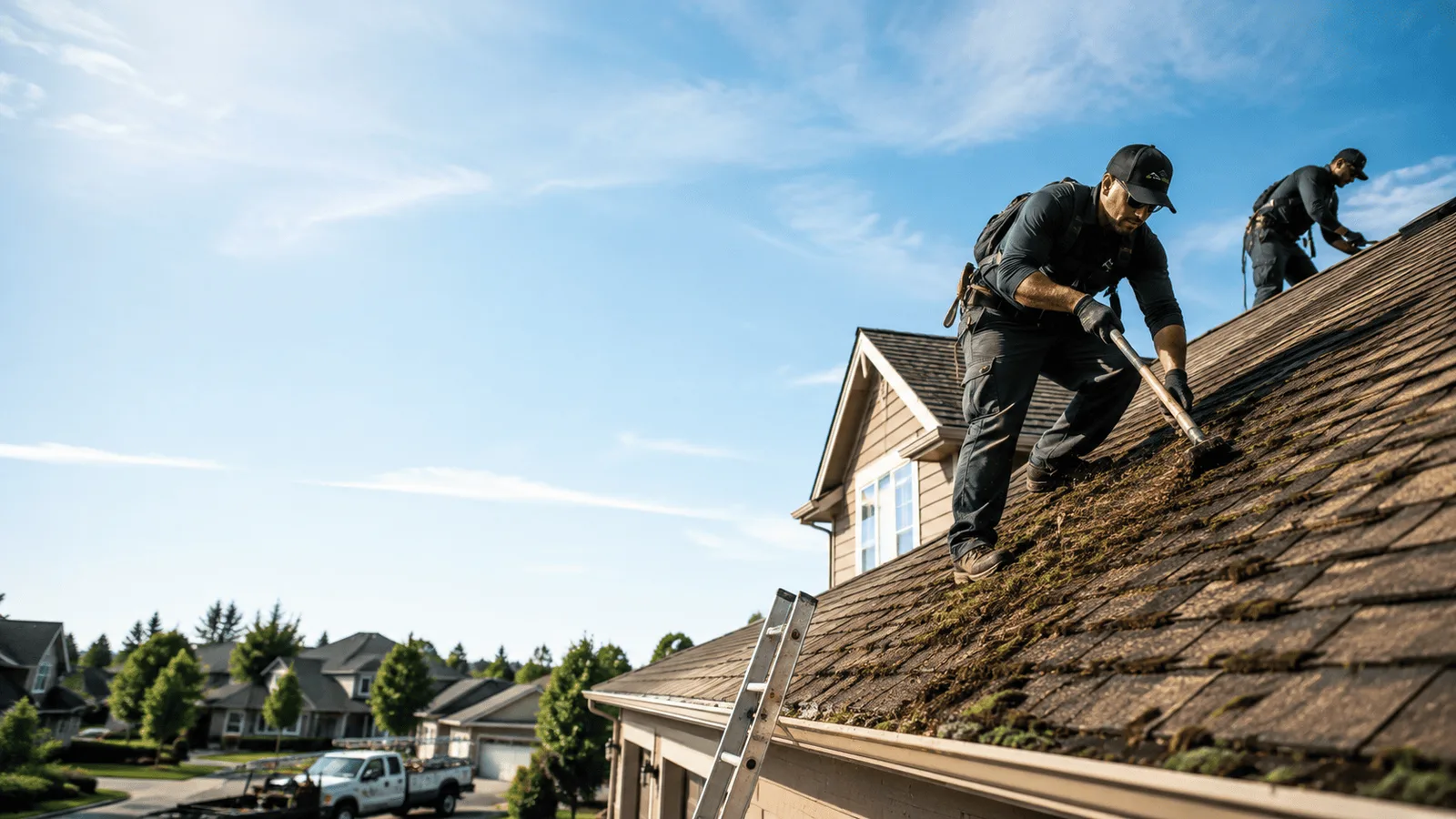 Roof Moss Removal in Liberty, MO near me